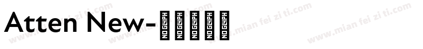Atten New字体转换